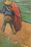 Vincent Van Gogh Two Lovers (nn04) USA oil painting artist
